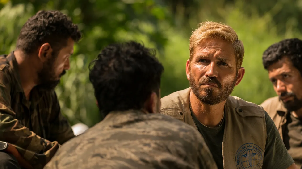 Jim Caviezel plays Tim Ballard in The Sound of Freedom