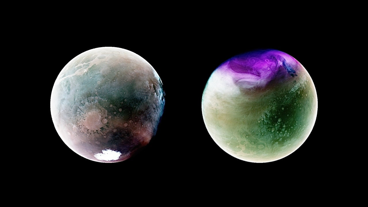 NASA captures Mars in stunning ultraviolet light