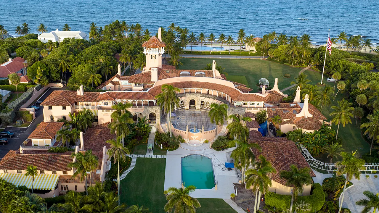 Mar-a-Lago aerial shot